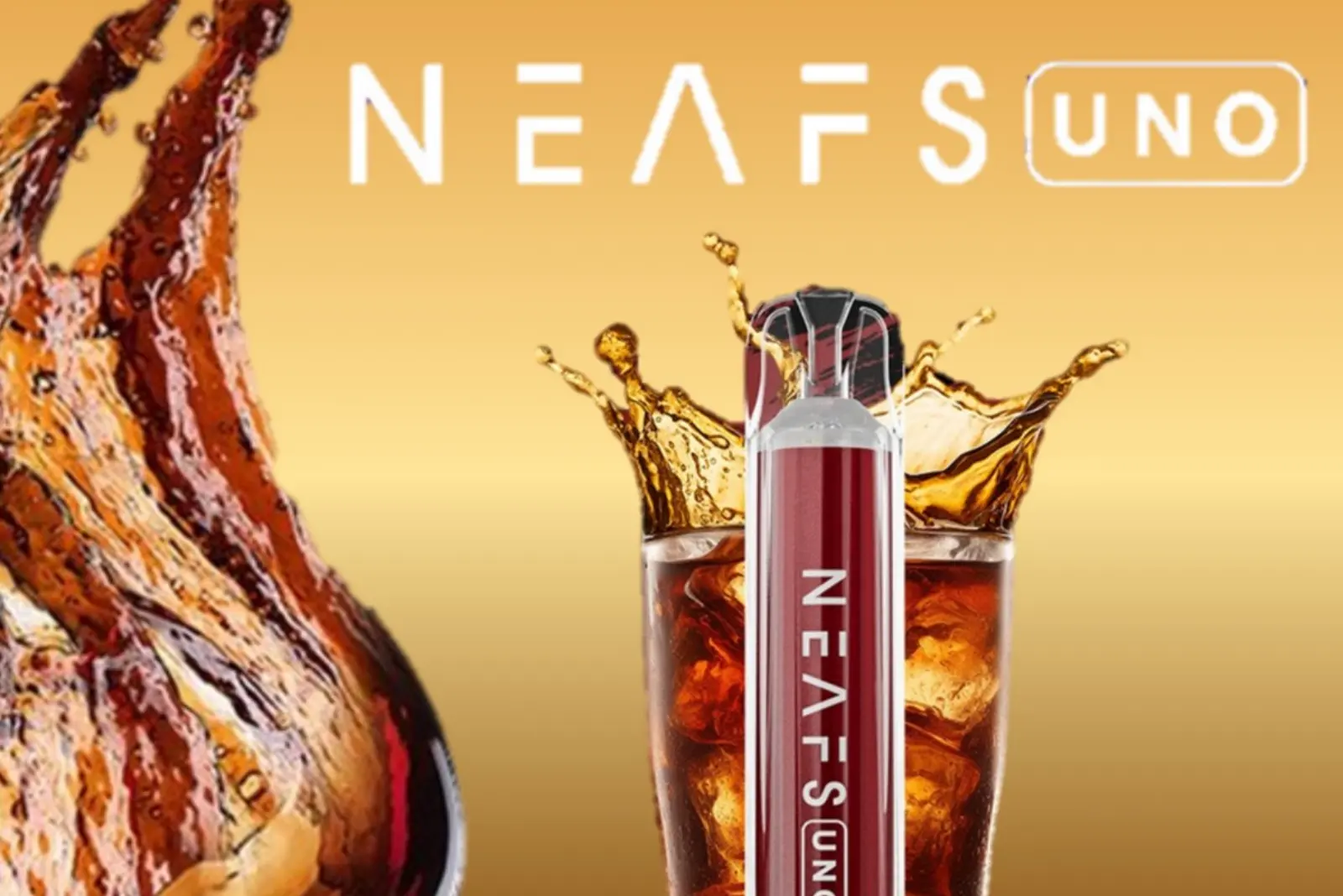 NEAFS UNO Crystal Cola Ice – vaper desechable con sabor refrescante de cola y hielo, 700 caladas