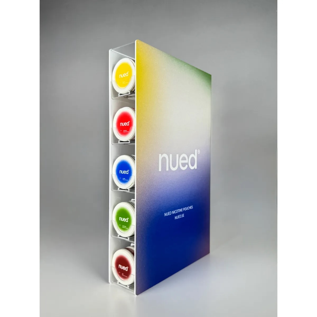 expositor mostrador nued nicotine pouches estancos gasolineras tiendas conveniencia