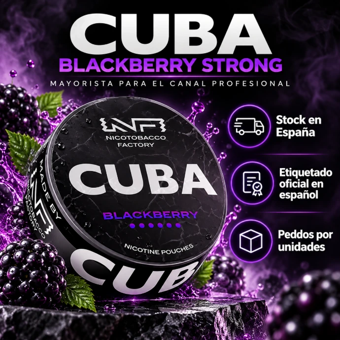 Estanconet, proveedor mayorista de bolsas de nicotina CUBA para el canal profesional
