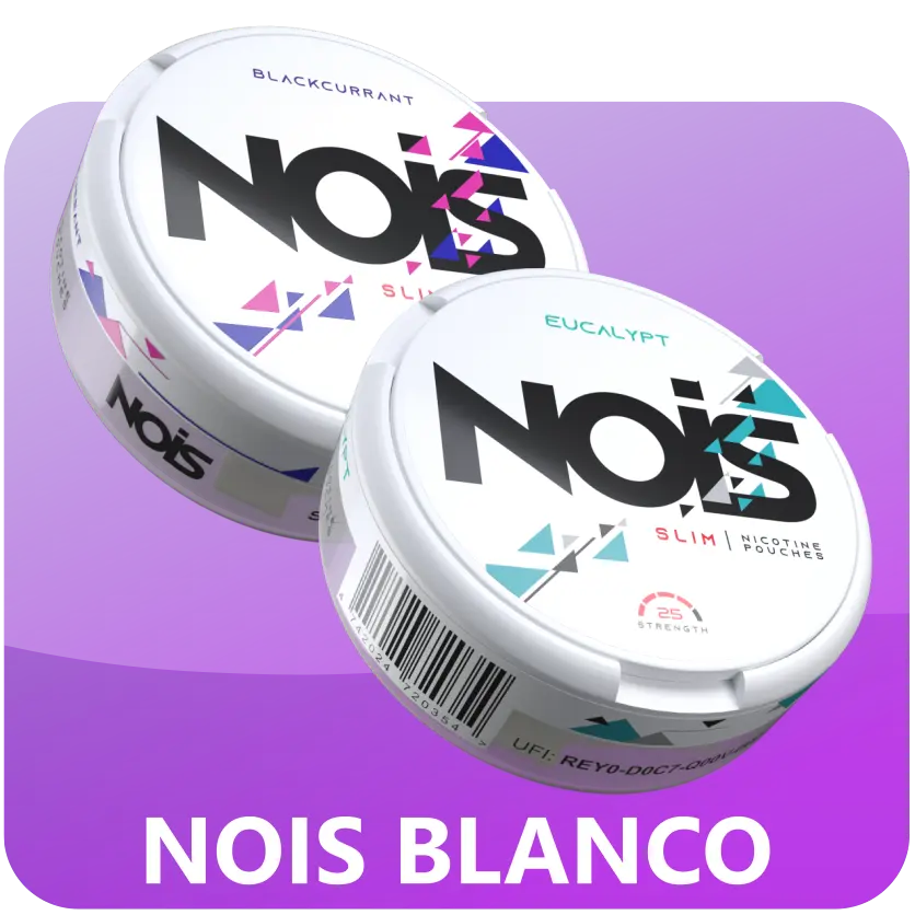 nois bolsas de nicotina lata blanca