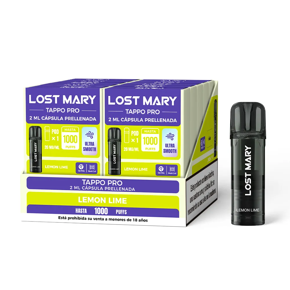 Lost Mary Tappo PRO Lemon Lime 20 mg 1000 caladas Glayce.webp