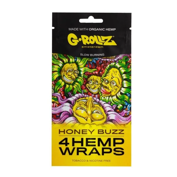 g-rollz-honey-buzz-hemp-wraps-display-box-4-blunts-pack.webp