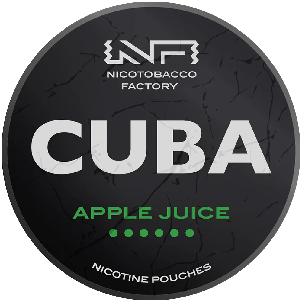CUBA-Apple-Juice-66mg-fuerte-nicotine-pouches.webp