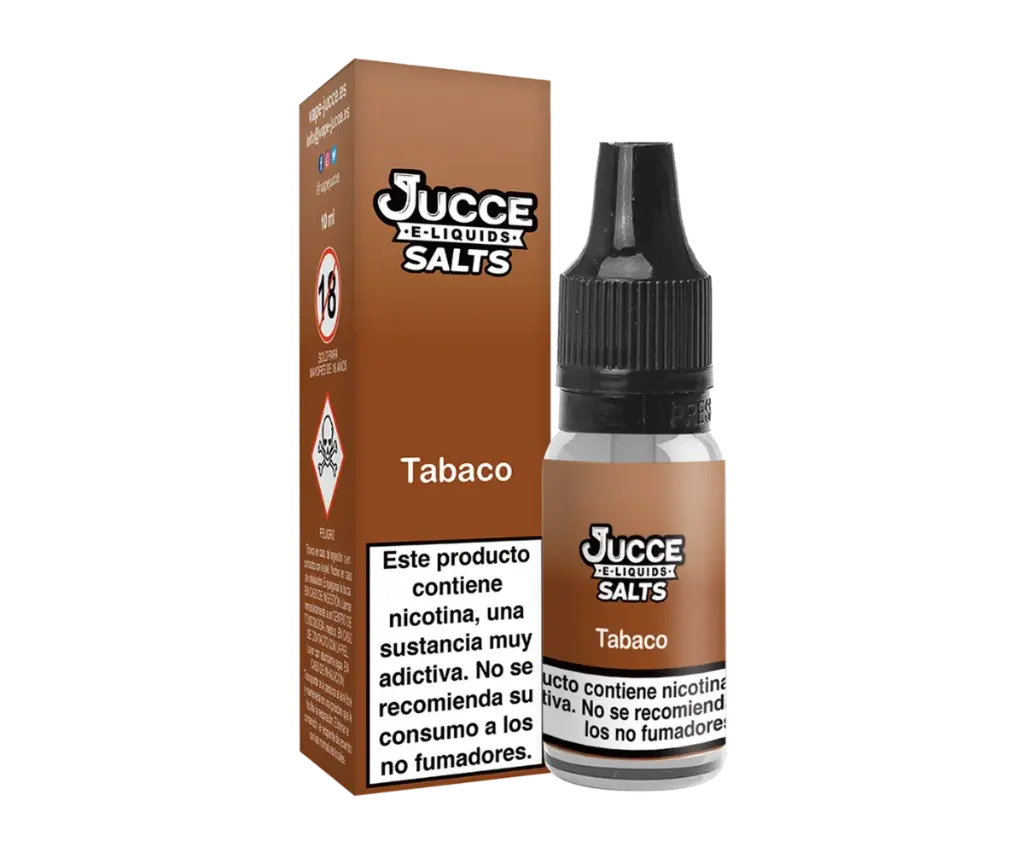 [42037ES] Jucce Salts Tabaco 10ml E-líquido (12mg)