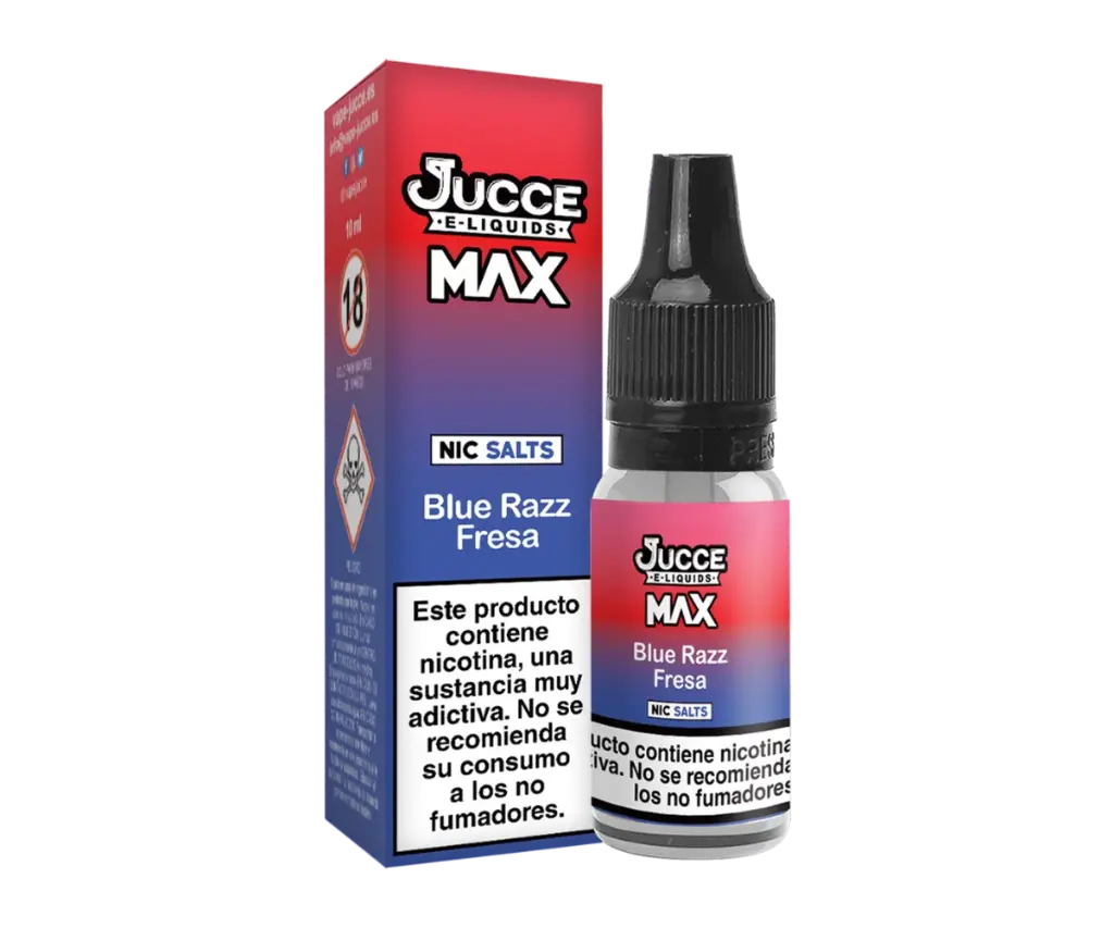 Jucce Max Blue Razz Fresa 10ml E-líquido