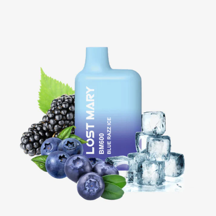 [LMY21223] LOST MARY BM600 20mg Blue Razz Ice