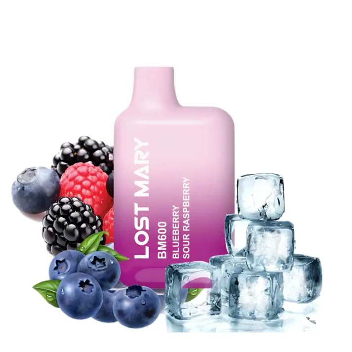 [LMY21225] LOST MARY BM600 20mg Blueberry Sour Raspberry