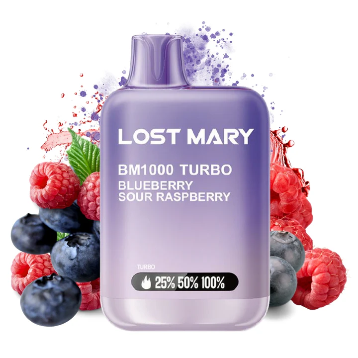 [LMY14291] LOST MARY BM1000 20mg Blueberry Sour Raspberry