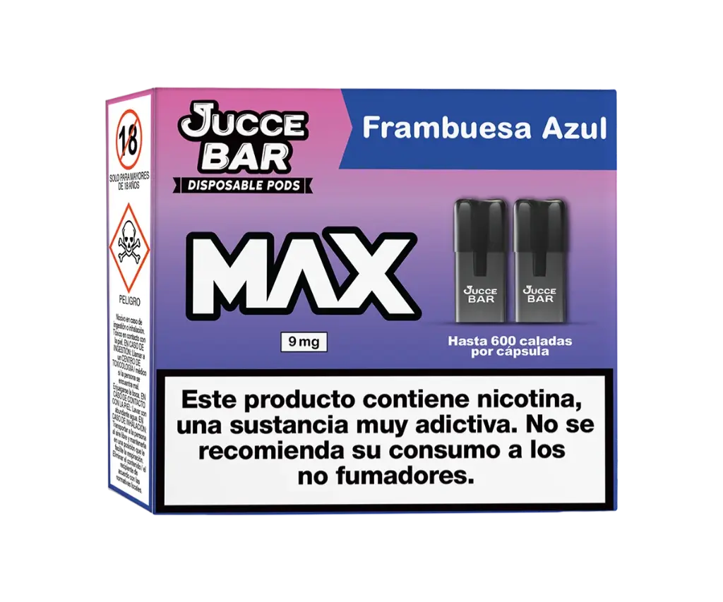 Jucce Bar MAX 9mg Frambuesa Azul