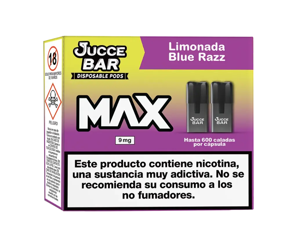 [40823ES] Jucce Bar MAX 9mg Limonada Blue Razz