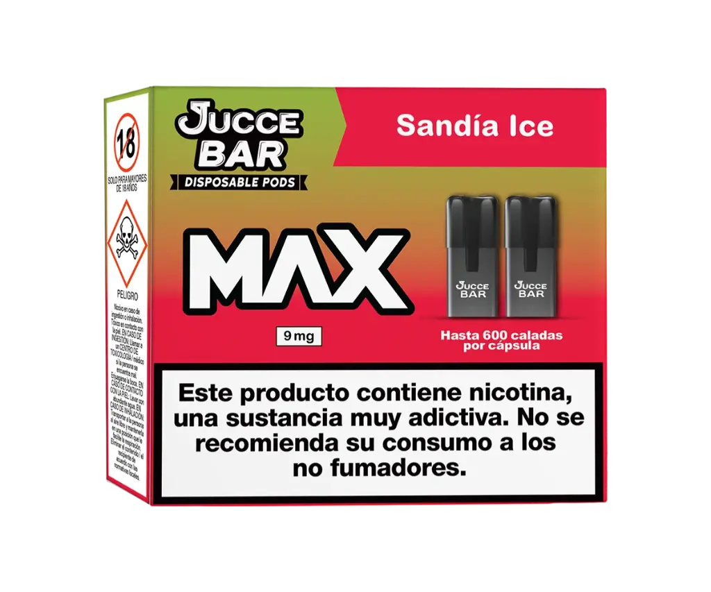 [40827ES] Jucce Bar MAX 9mg Sandía Ice