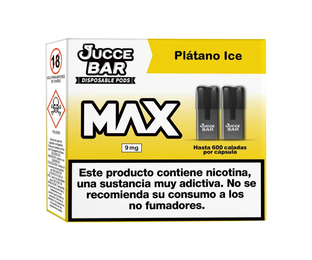 Jucce Bar MAX 9mg Plátano Ice
