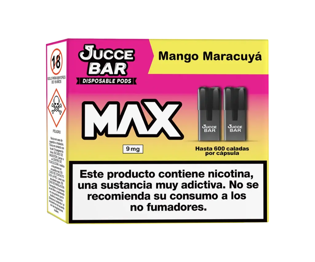 Jucce Bar MAX 9mg Mango Maracuyá