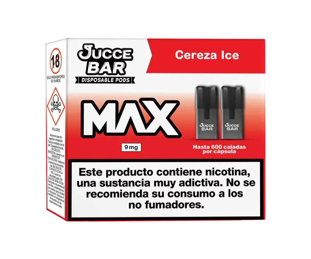 Jucce Bar MAX 9mg Cereza Ice