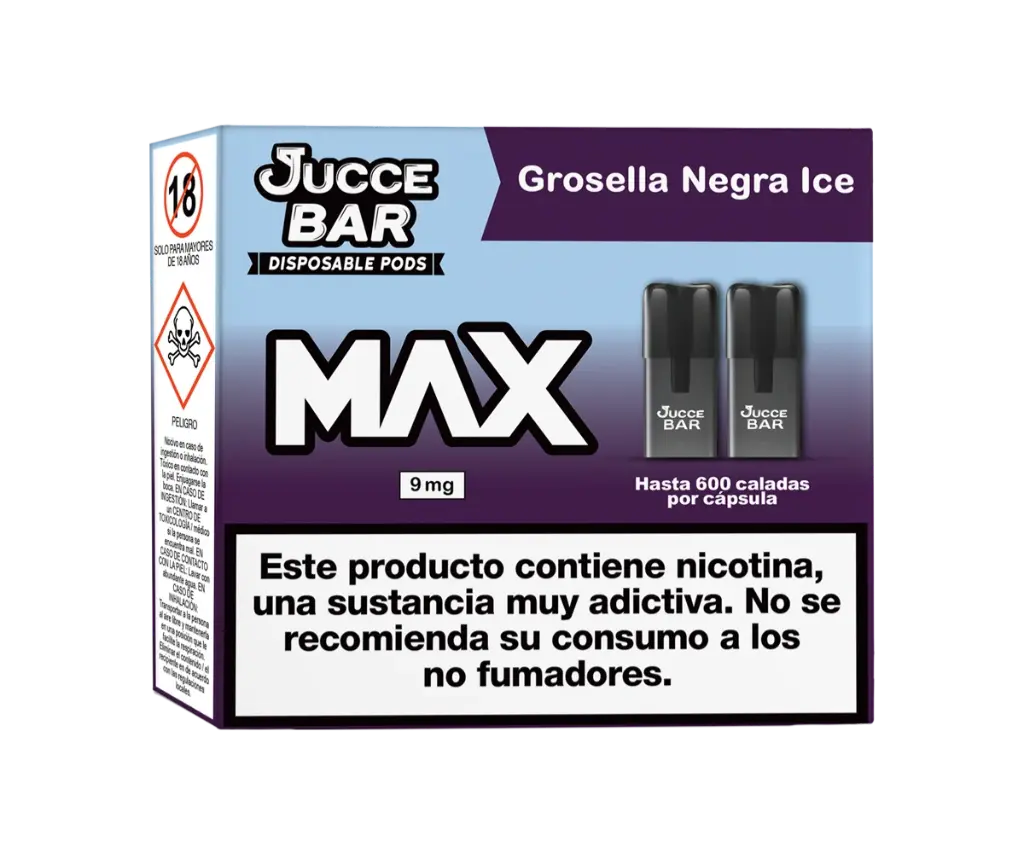 Jucce Bar MAX 9mg Grosella Negra Ice