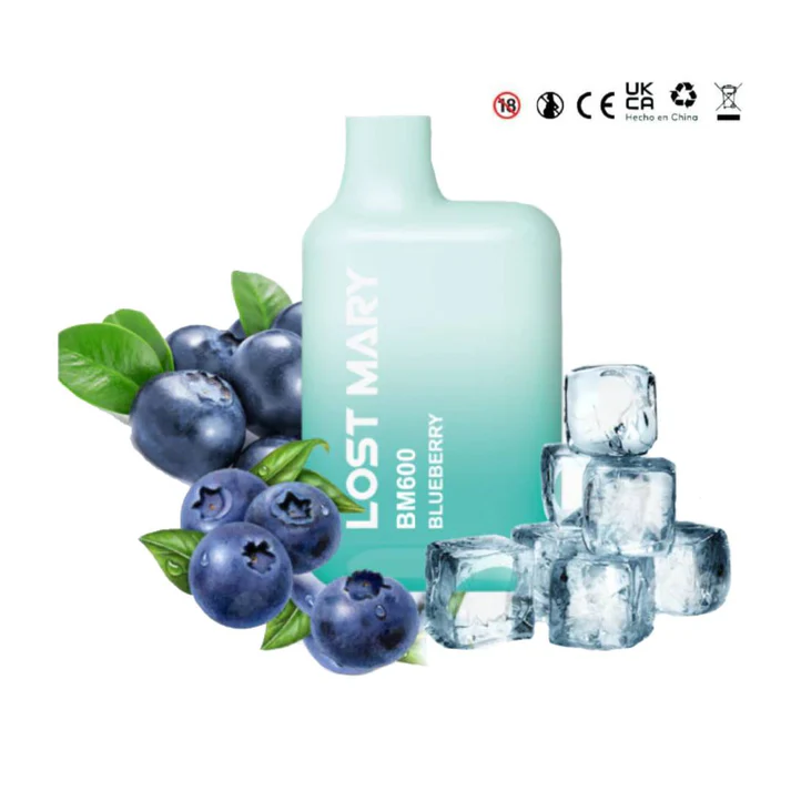[LMY21224] LOST MARY BM600 20mg Blueberry