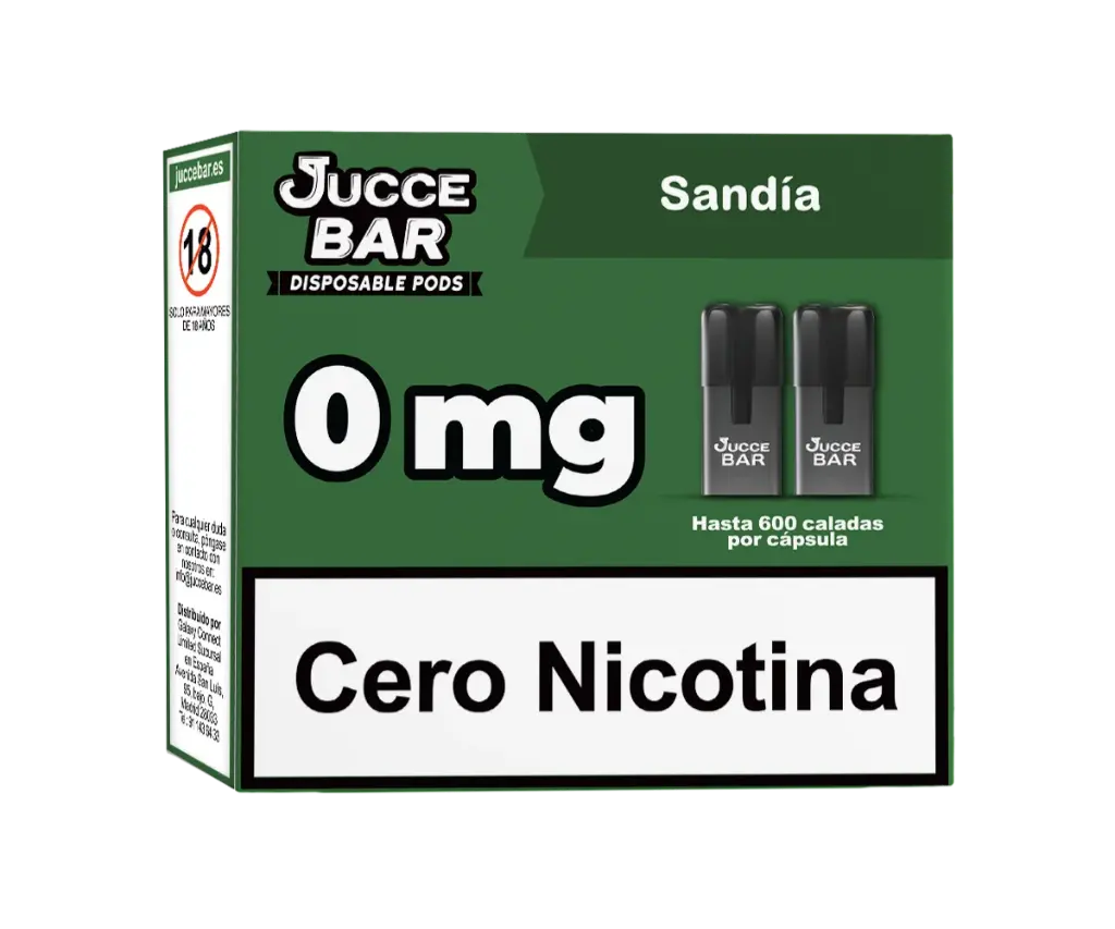 Jucce Bar 0mg Sandía ICE Sin Nicotina