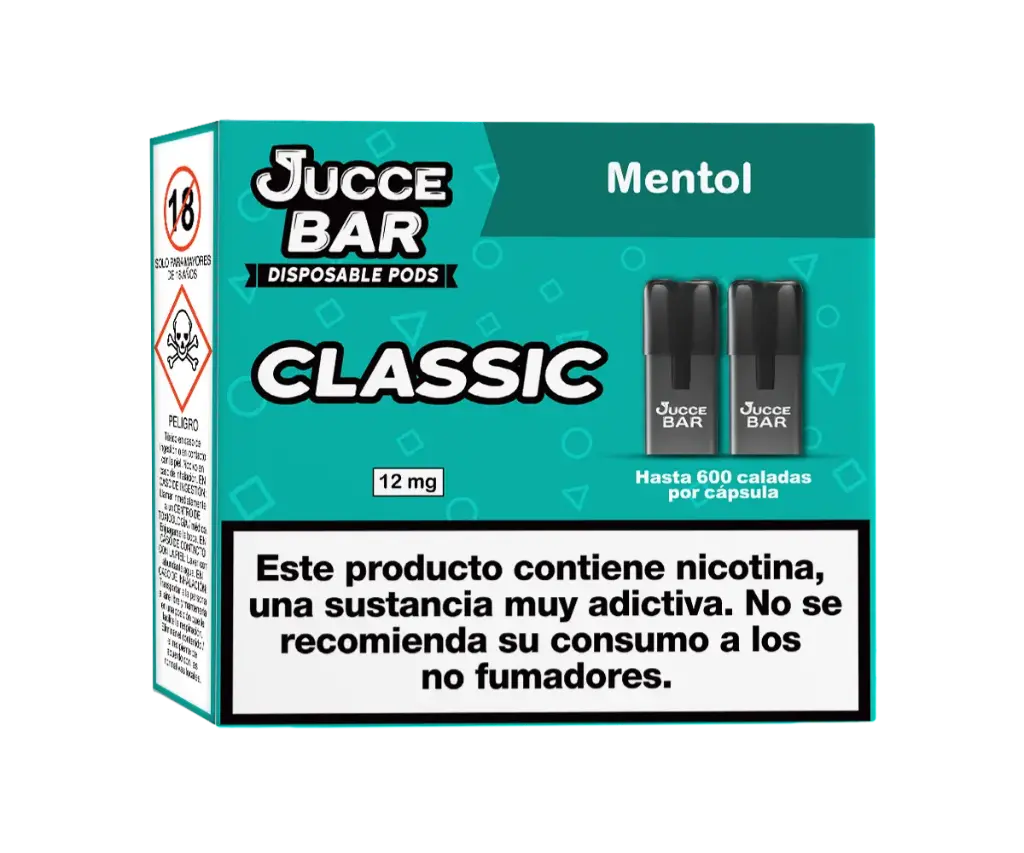 Jucce Bar Classic Mentol 12mg