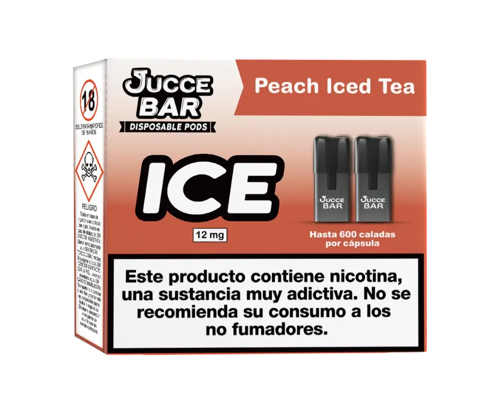 [40812ES] Jucce Bar Peach Iced Tea 12mg