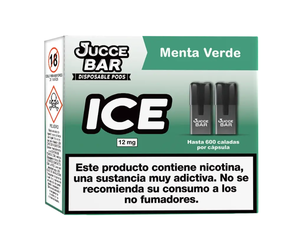 Jucce Bar Ice Menta Verde 12mg