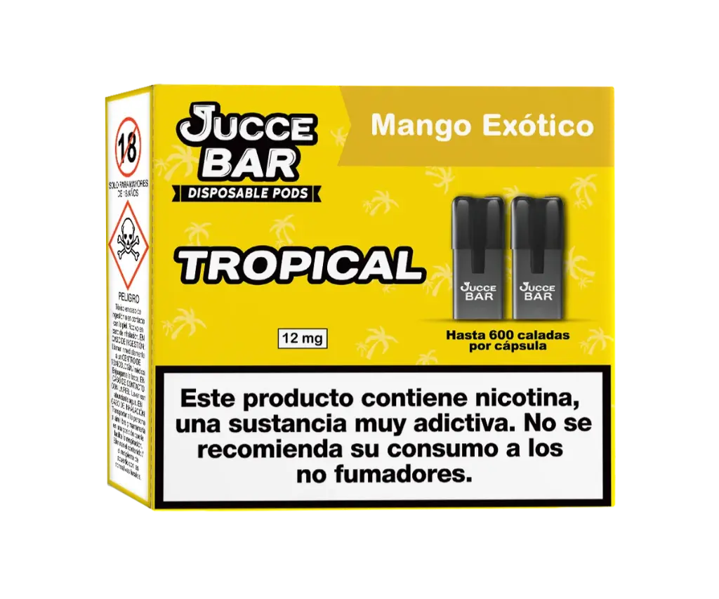 Jucce Bar Tropical Mango Exótico 12mg
