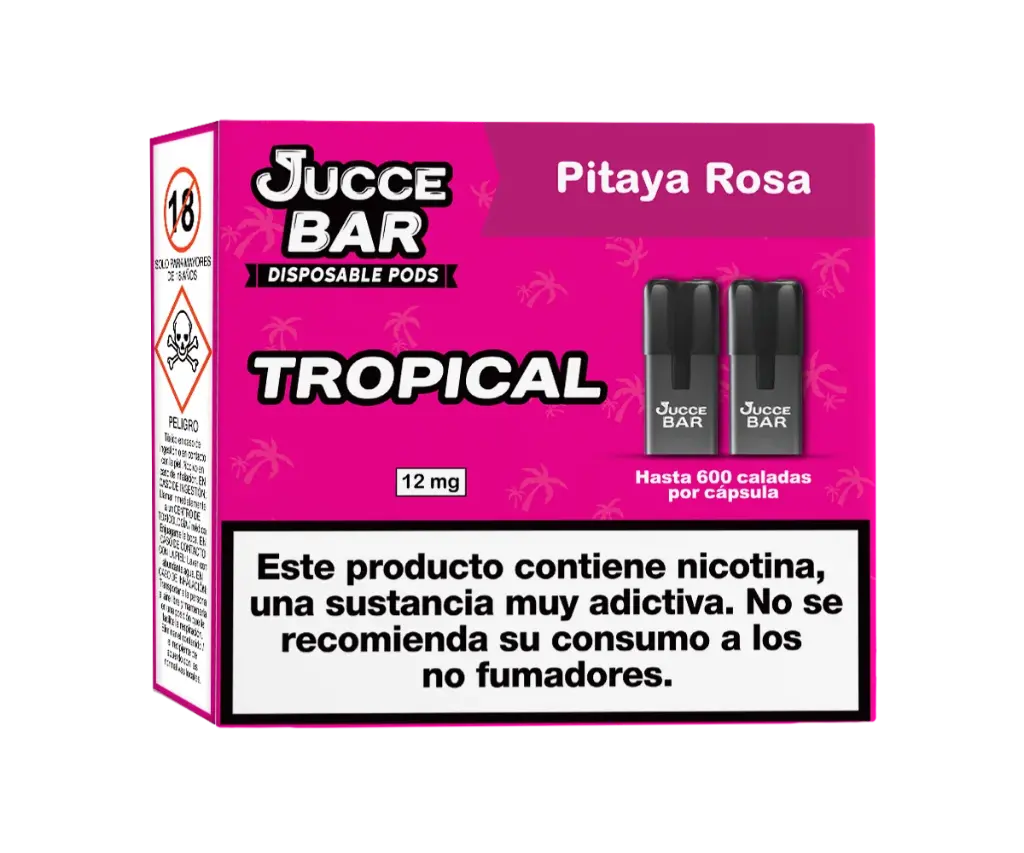 Jucce Bar Tropical Pitaya Rosa 12mg