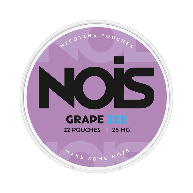 [1268] NOIS Grape Ice 25 mg/g – Bolsas de Nicotina