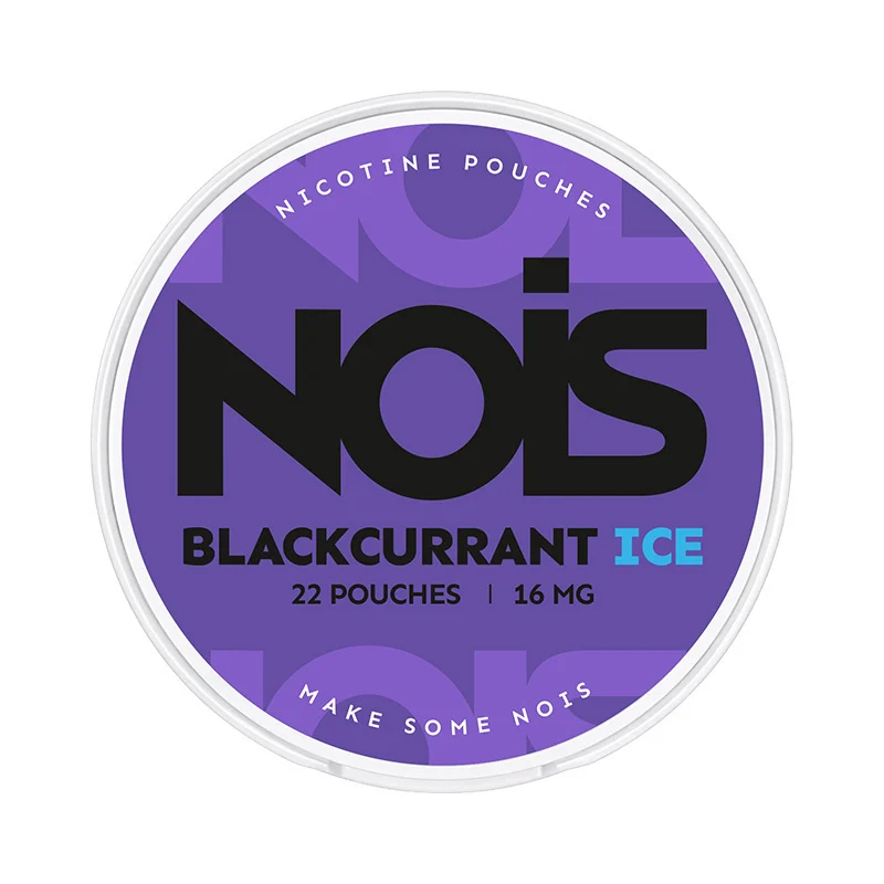 NOIS Blackcurrant Ice 16 mg/g – Bolsas de Nicotina