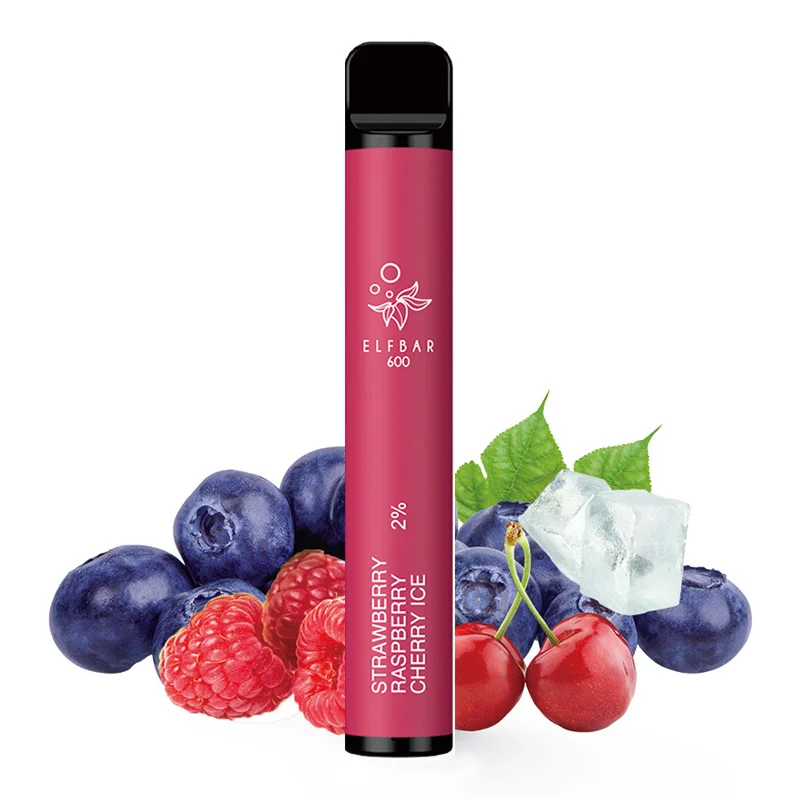 [EB600V1082] Elfbar 600 Strawberry Raspberry Cherry Ice 20mg