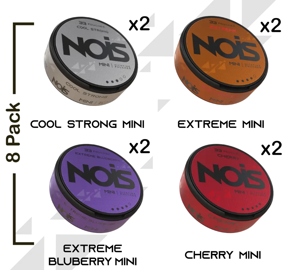 Pack Promocional NOIS Mini (8 Latas – 4 Sabores Mixtos)