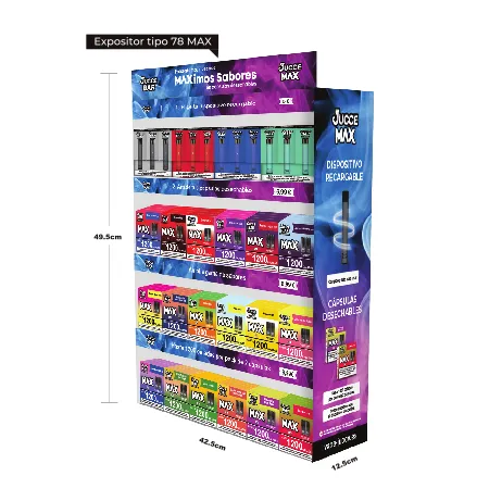 Expositor de Mostrador Display Jucce Bar Type 78