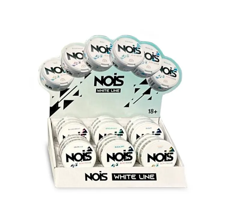 Expositor Bolsas de Nicotina NOIS White Line – 18 Latas