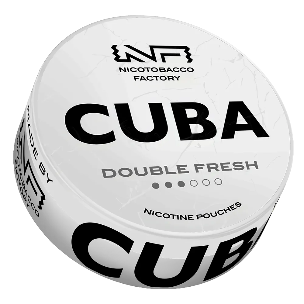 Cuba White Double Fresh Nicotine Pouches 16 mg/g