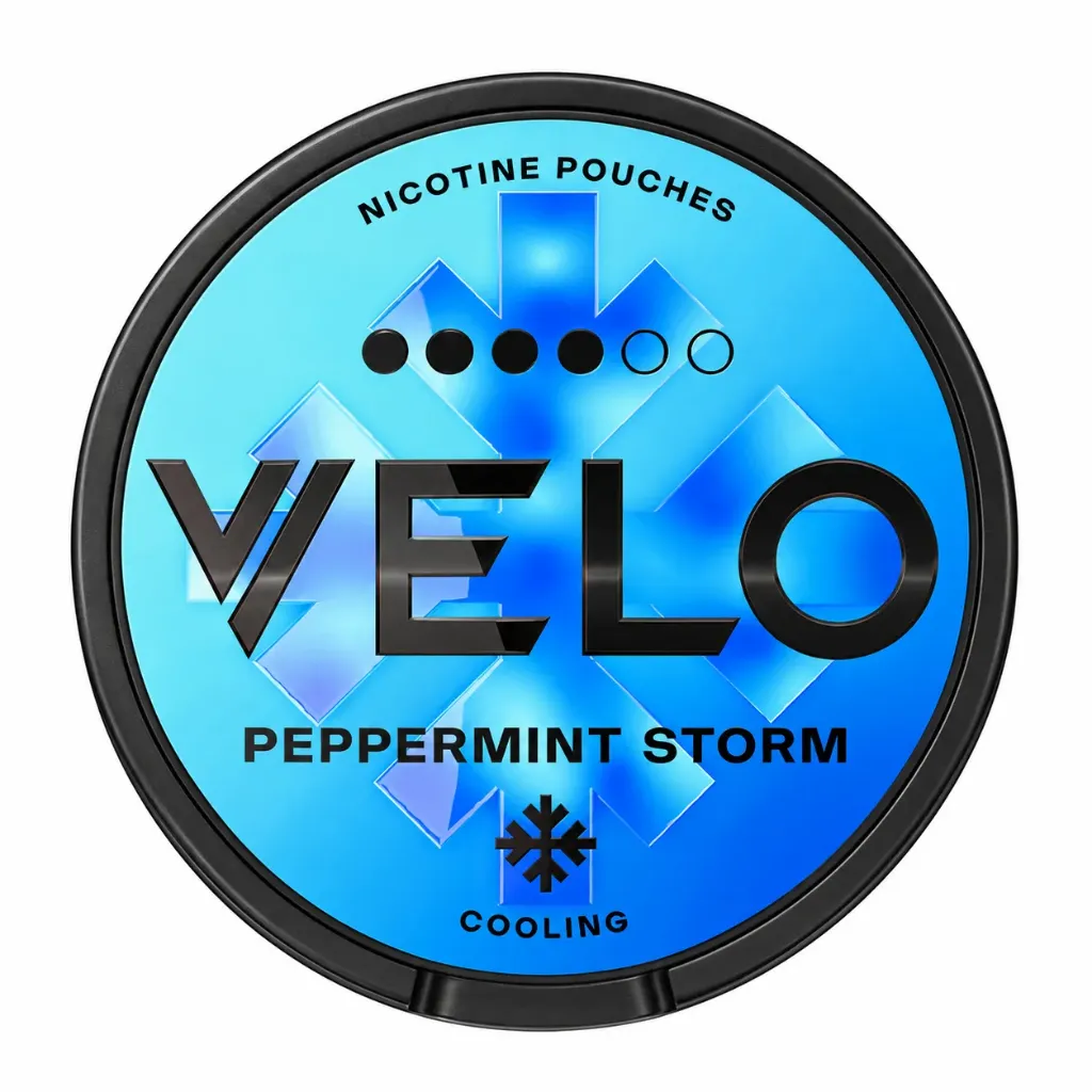 [2004900] VELO Peppermint Storm Slim S4 10,9 mg – Bolsas de Nicotina