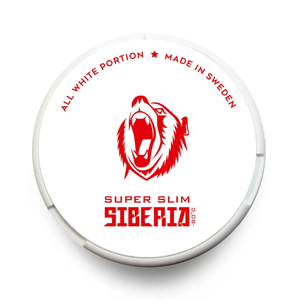Siberia -80 ℃ All White Super Slim Nicotine 33mg/g
