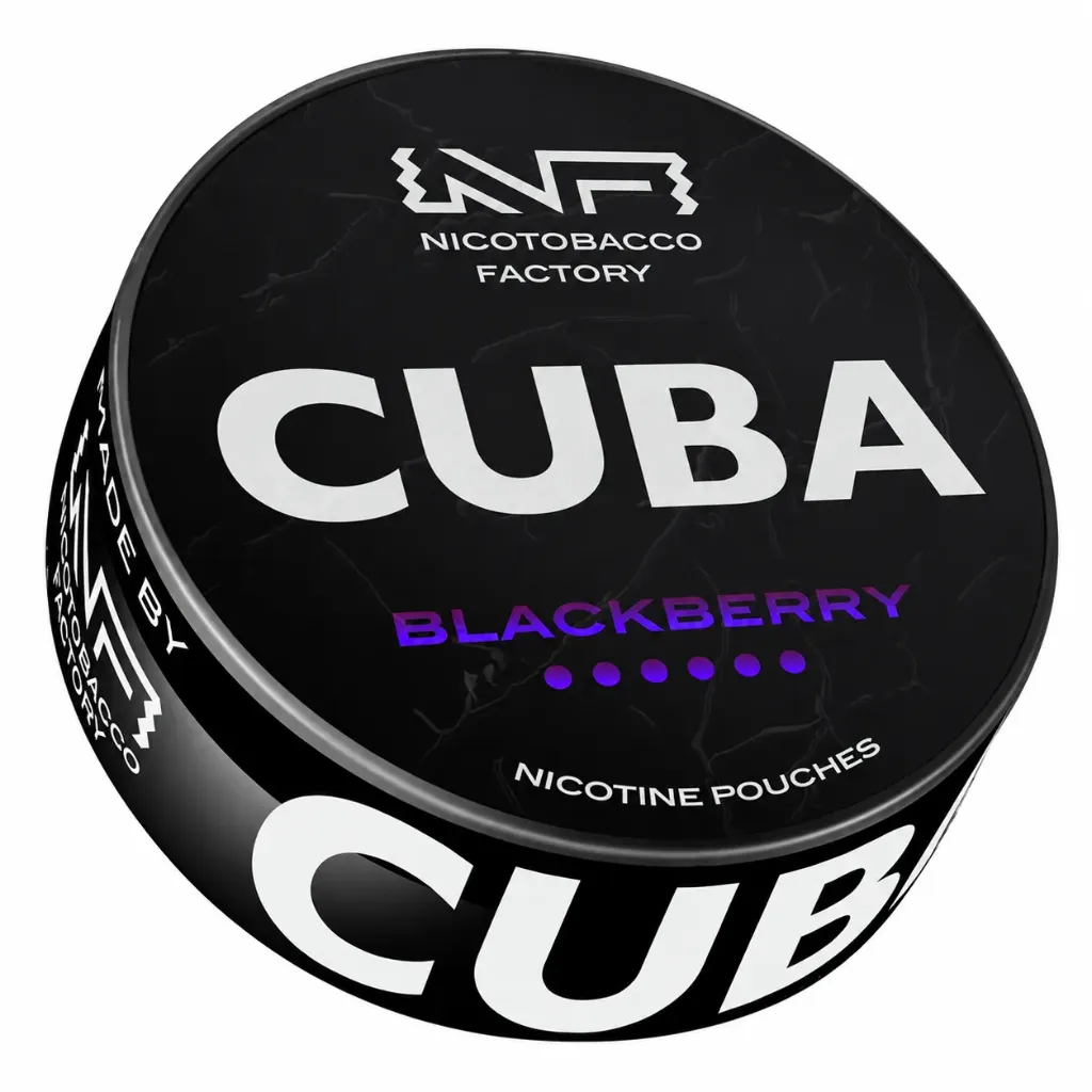 CUBA Blackberry Strong 66 mg/g – Bolsas de Nicotina