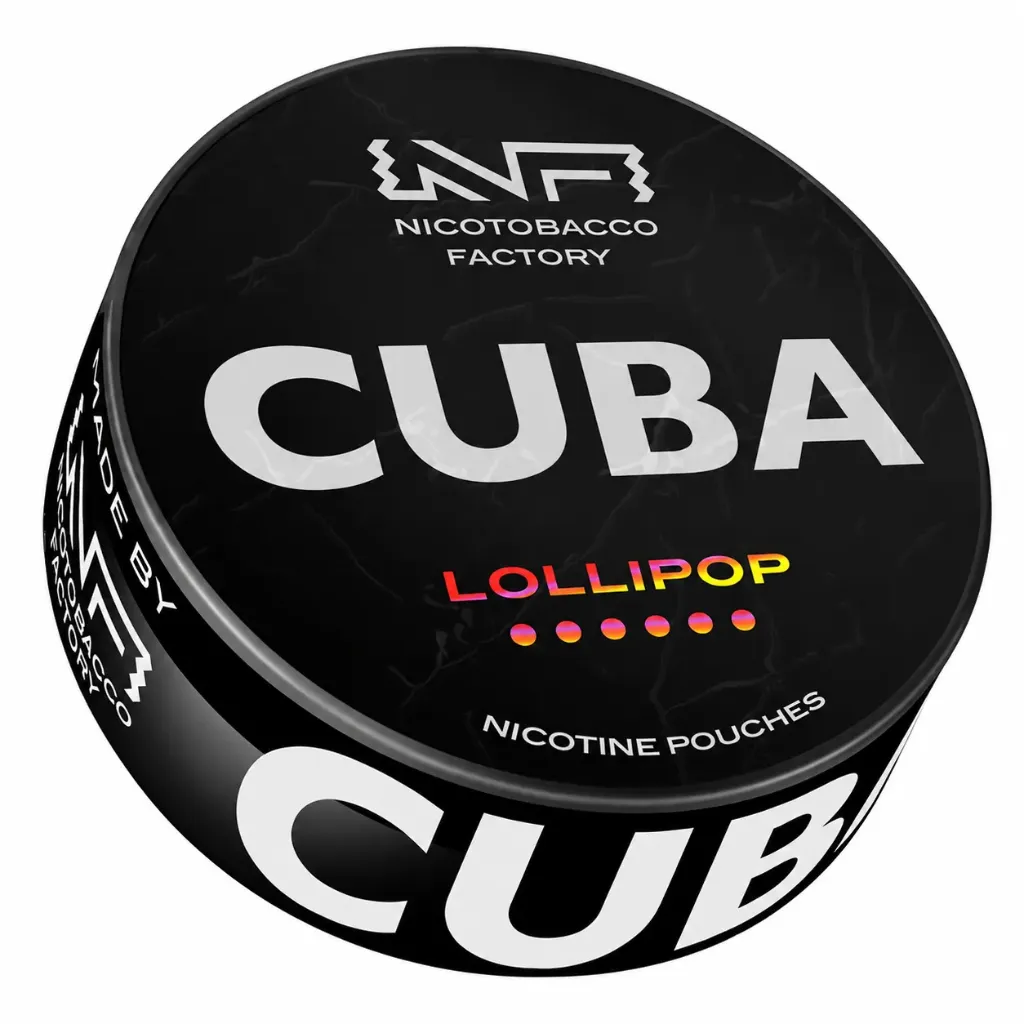 [CUB-004] CUBA Lollipop Strong 66 mg/g – Bolsas de Nicotina