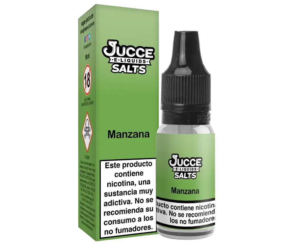 [42004ES] Jucce Salts Manzana 10ml E-líquido (12mg)