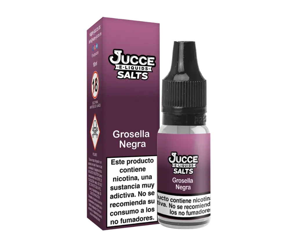 Jucce Salts Grosella Negra 10ml E-líquido