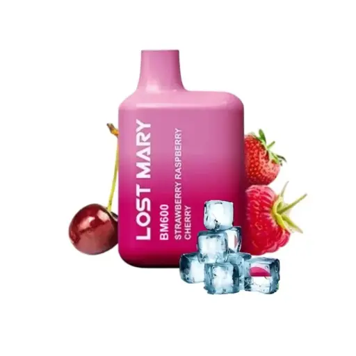 [LMY11757] LOST MARY BM600 20mg Strawberry Rasperry Cherry Ice