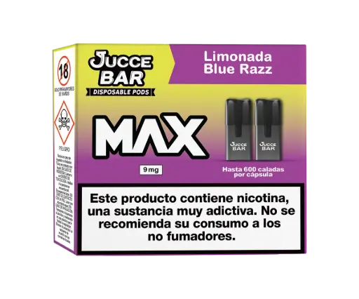 [40823ES] Jucce Bar MAX 9mg Limonada Blue Razz
