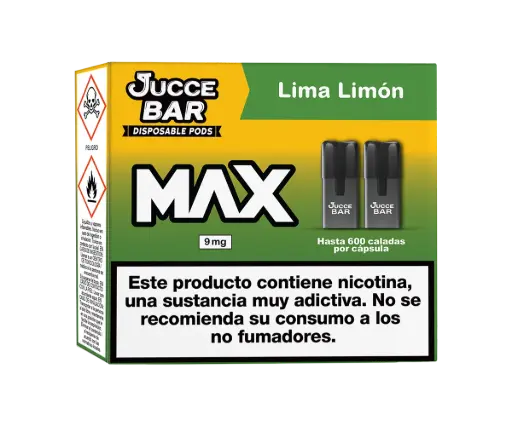 [40825ES] Jucce Bar MAX 9mg Lima Limón