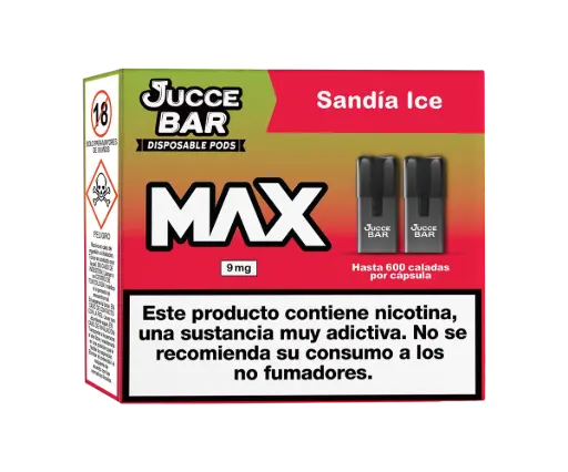 [40827ES] Jucce Bar MAX 9mg Sandía Ice
