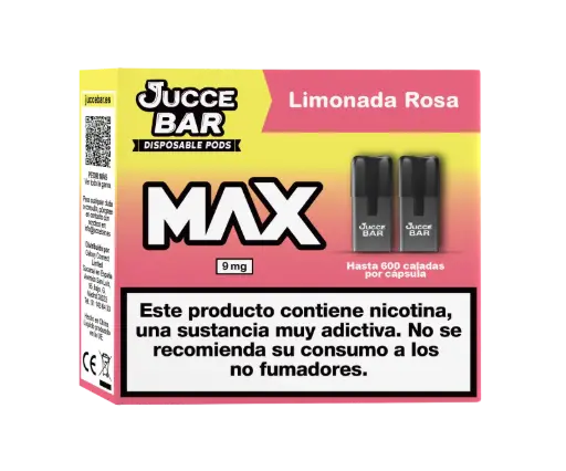 [40821ES] Jucce Bar MAX 9mg Limonada Rosa