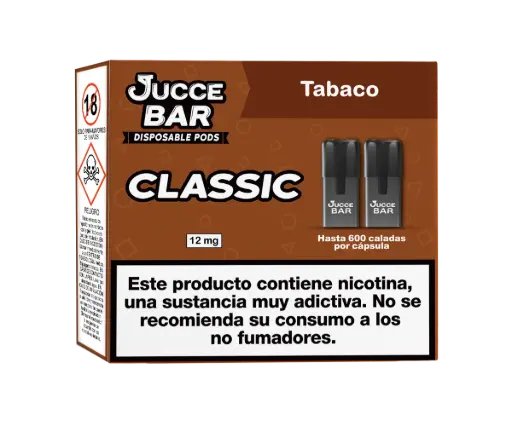 [40805ES] Jucce Bar Classic Tabaco 12mg