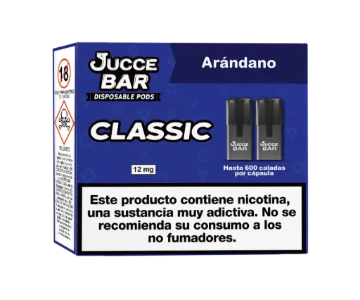 [40801ES] Jucce Bar Classic Arándano 12mg