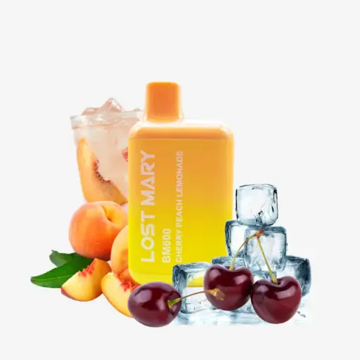[LMY21227] LOST MARY BM600 20mg Cherry Peach Lemonade